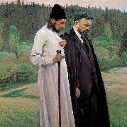 Mikhail Nesterov Philosophers oil painting artist